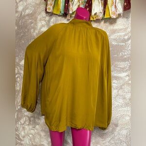 Women’s Plus Size A Nee Day Tie Back Blouse XXL